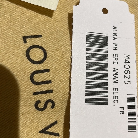 Authentic Louis Vuitton Alma PM Electric EPI Amand - Picture 8 of 11